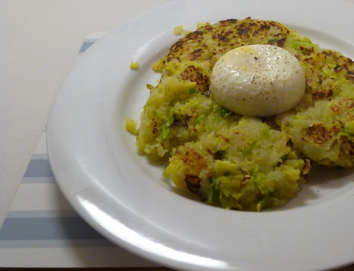 Poached Egg Bubble and Squeak